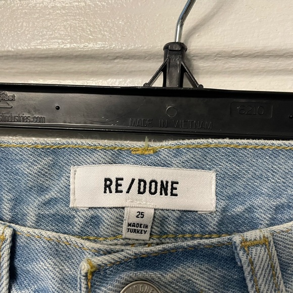 🤍 RE/DONE // 90s High Rise Loose • Breezy Indigo with Rips - Picture 8 of 15